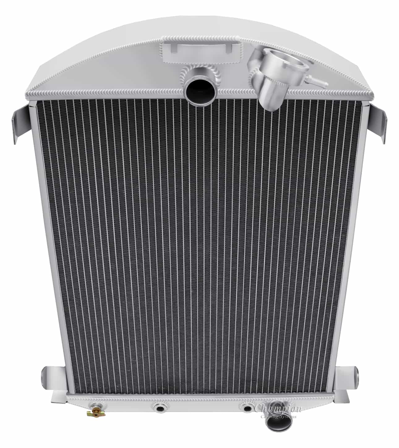 30-31 Ford Model A Aluminum Radiator — Champion 3031CH (Chevy V8 Swap) — alternate view