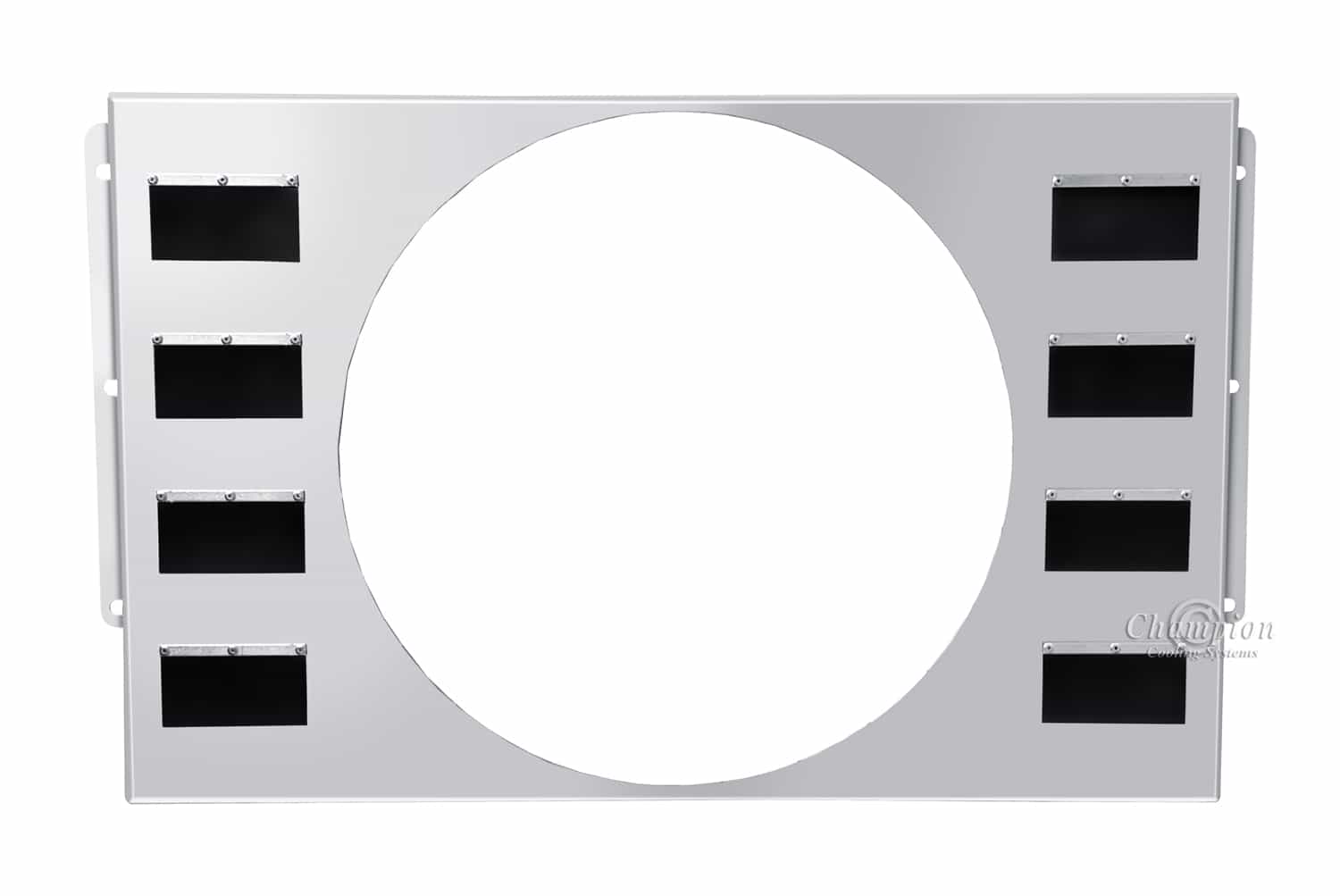 All Aluminum Fan Shroud w/ Flaps Fits Single 16" Fan for AE281, CC281B, CC281B-PS, EC281, AE281-PS, CC281B-LS — alternate view