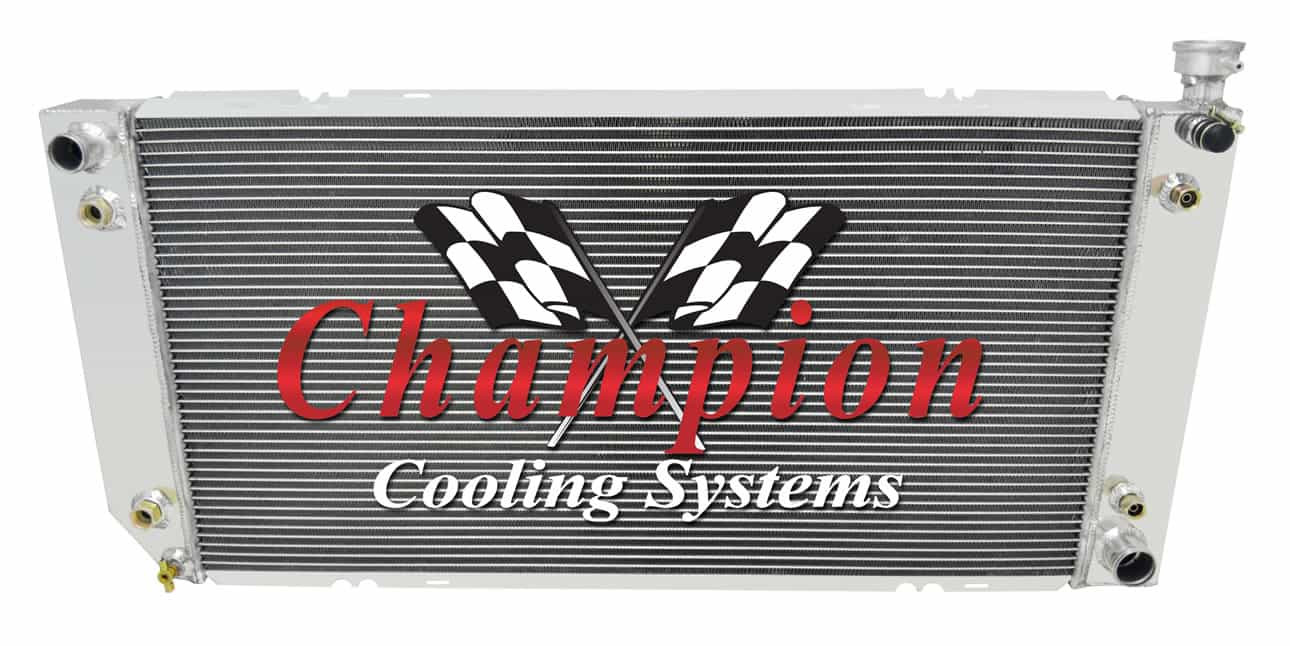 88-00 GMC K3500 Aluminum Radiator — Champion 1520