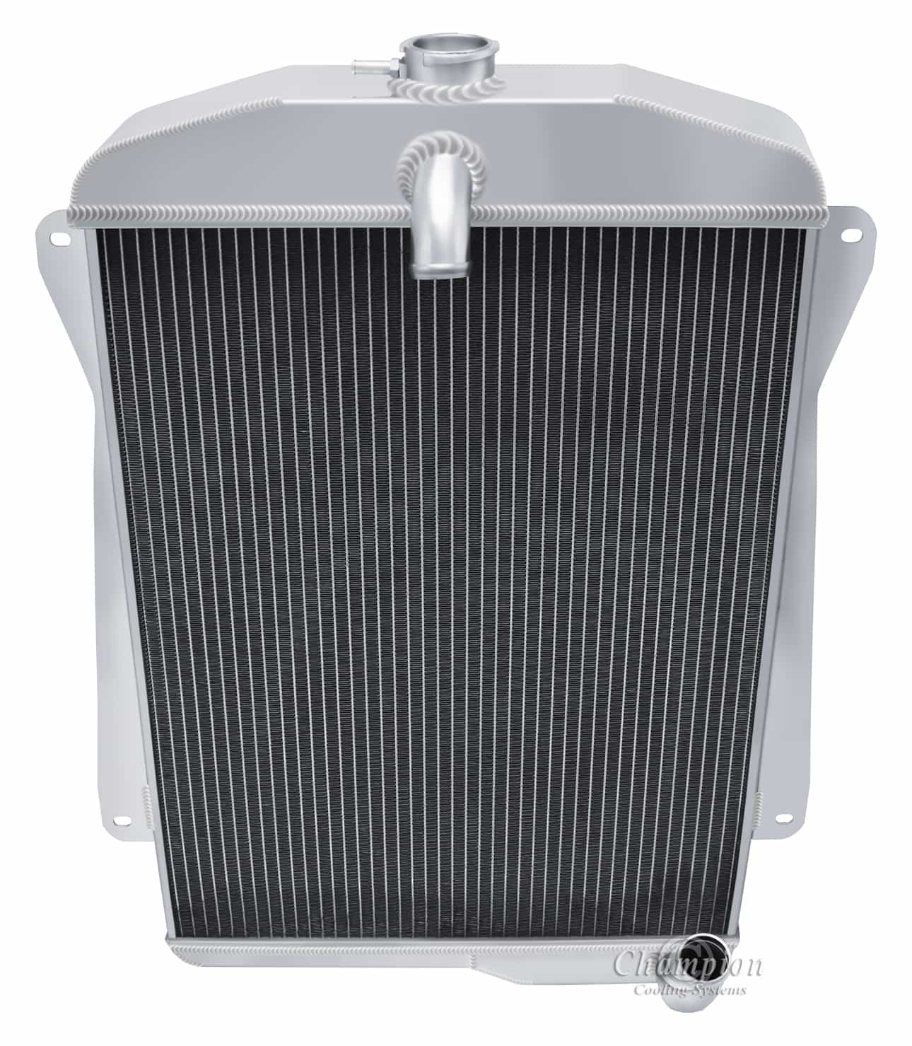 40-41 Chevrolet Special Deluxe Aluminum Radiator — Champion 4041 — alternate view