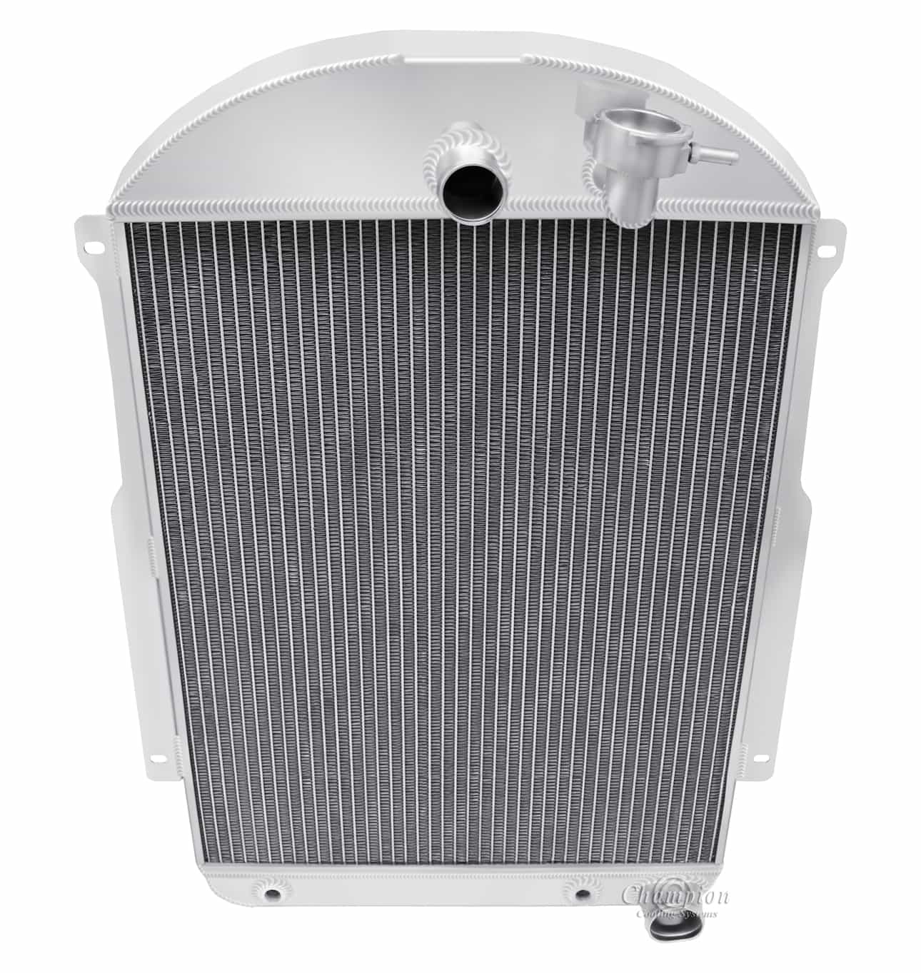 39-39 Chevrolet Master 85 Aluminum Radiator — Champion 39CH (Chevy V8 Swap) — alternate view
