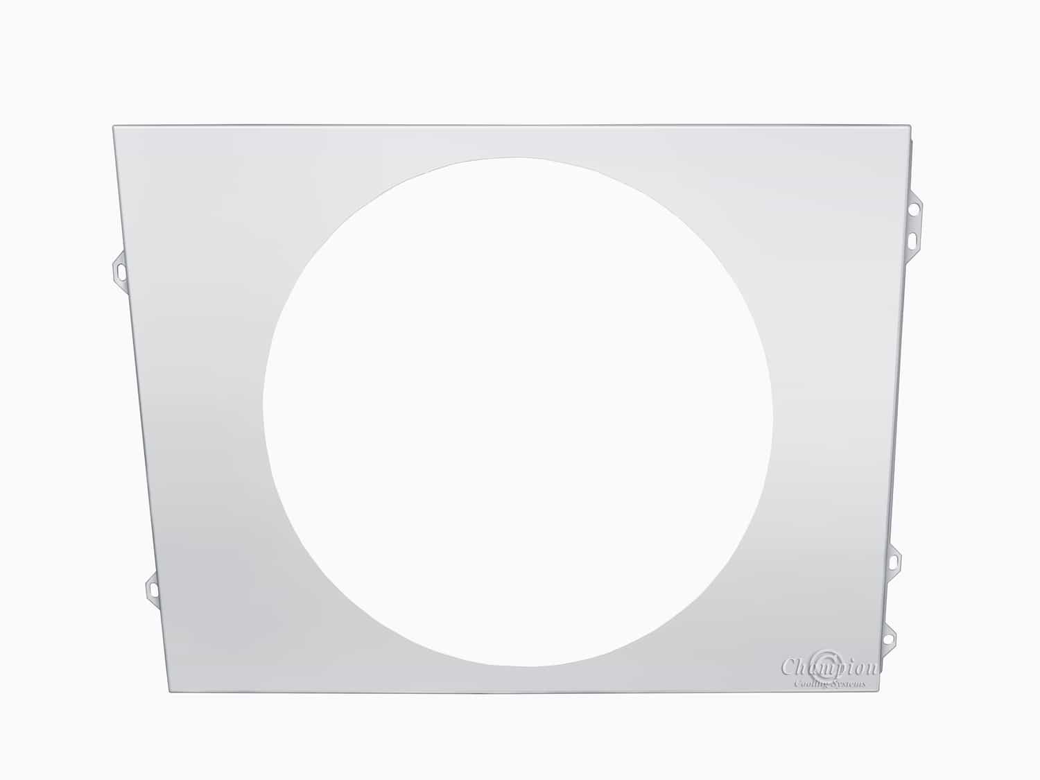 All Aluminum Fan Shroud Fits Single 16" Fan for CC67GL, MC67GL FS67GL-1x16 — alternate view