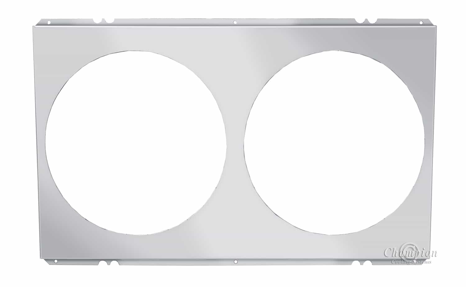 All Aluminum Fan Shroud Fits (2) 16" Fans for CC1696 FS1696-2x16 — alternate view