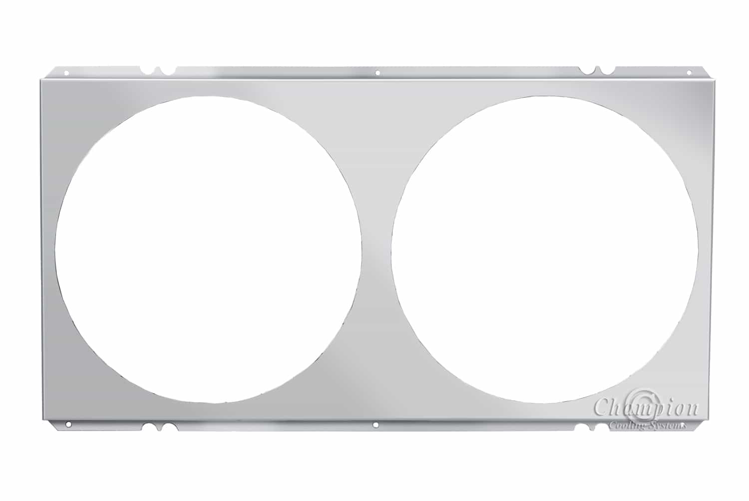 All Aluminum Fan Shroud Fits (2) 16" Fans for CC1520 FS1520-2x16 — alternate view
