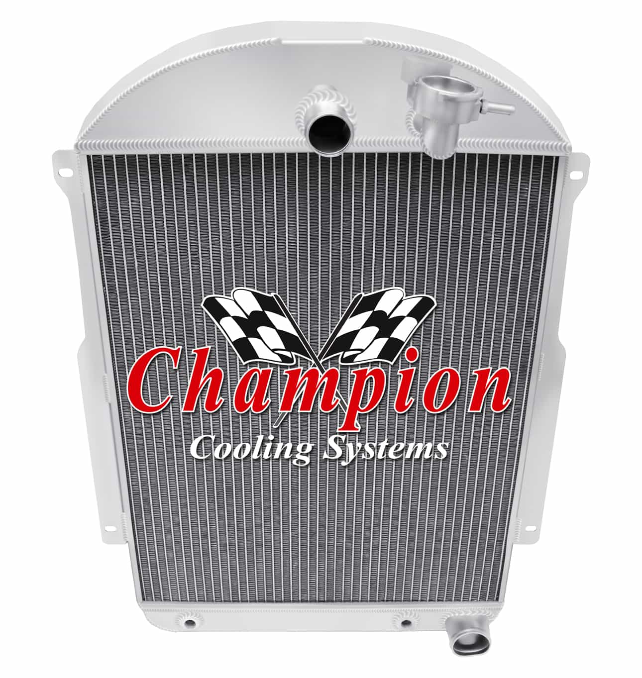 39-39 Chevrolet Master 85 Aluminum Radiator — Champion 39CH (Chevy V8 Swap)