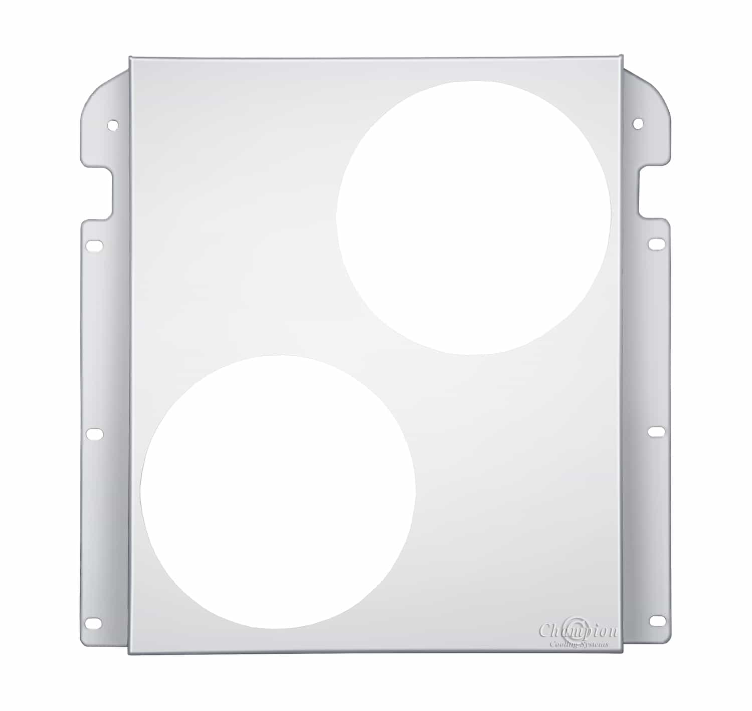 All Aluminum Fan Shroud Fits (2) 10" Fans for CC3940CH FS3940CH-2x10 — alternate view