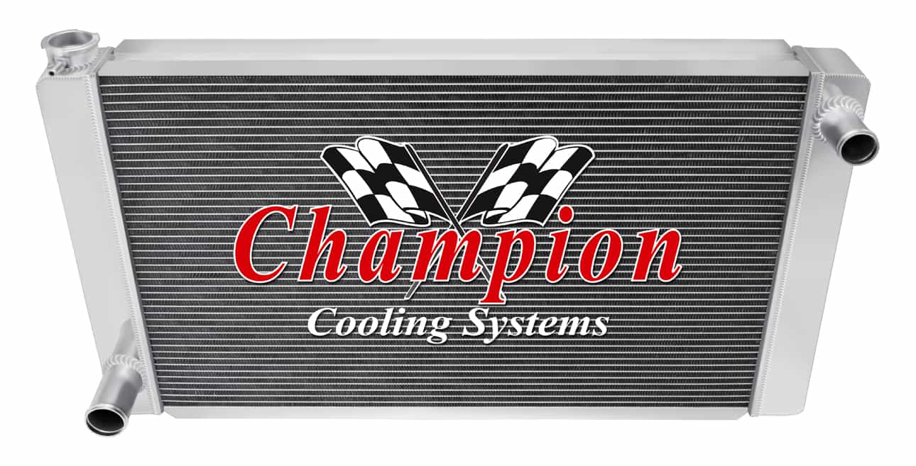 Universal Series, 28" Width Core, Ford Config 3 Row All Aluminum Radiator