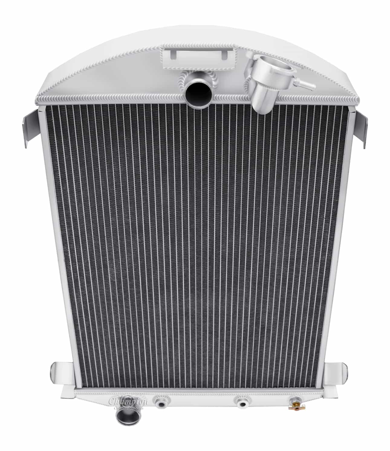 30-31 Ford Model A Aluminum Radiator — Champion 3031FD (Ford Engine Swap) — alternate view