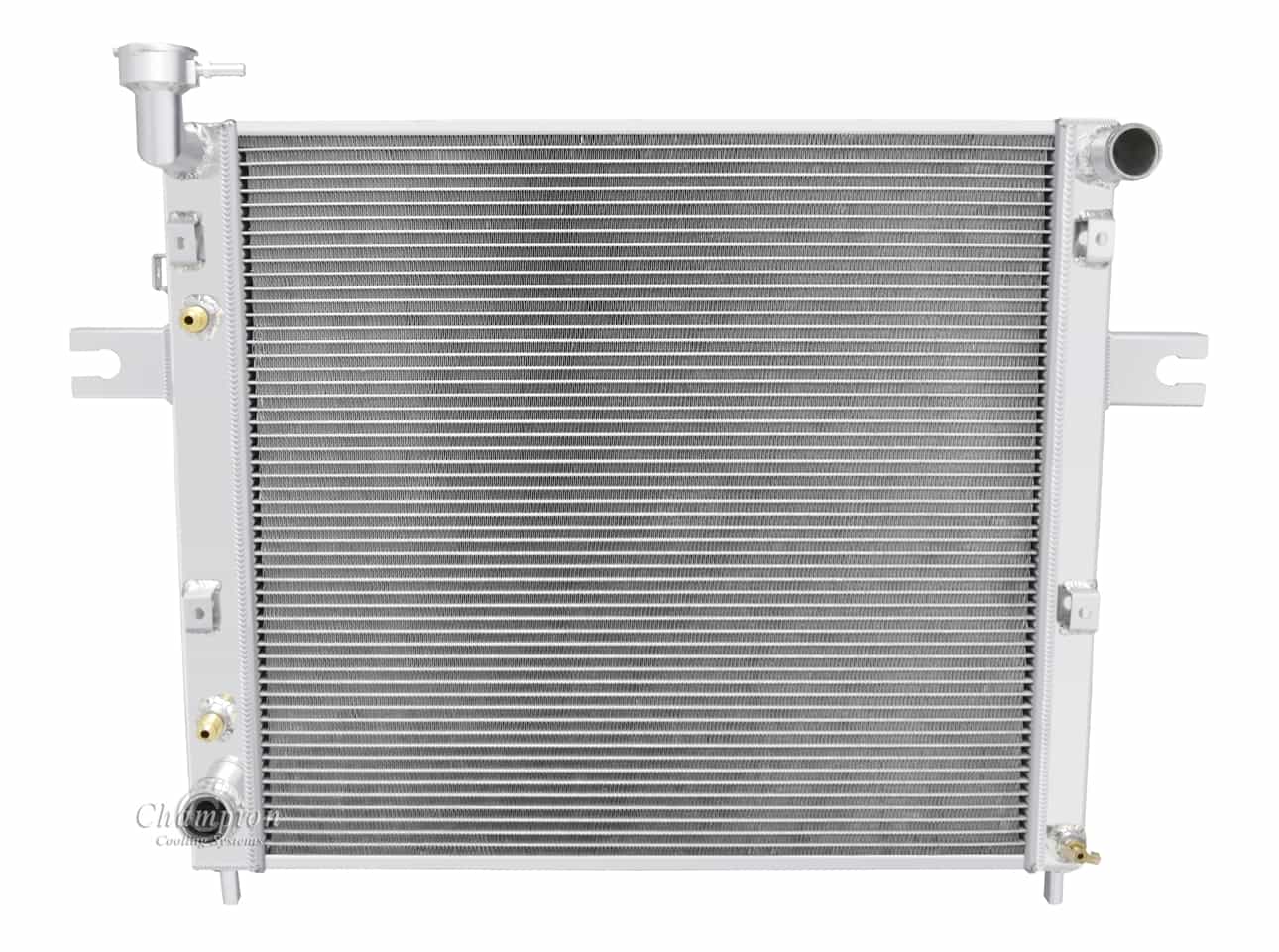 99-04 Jeep Grand Cherokee Aluminum Radiator — Champion 2262 — alternate view