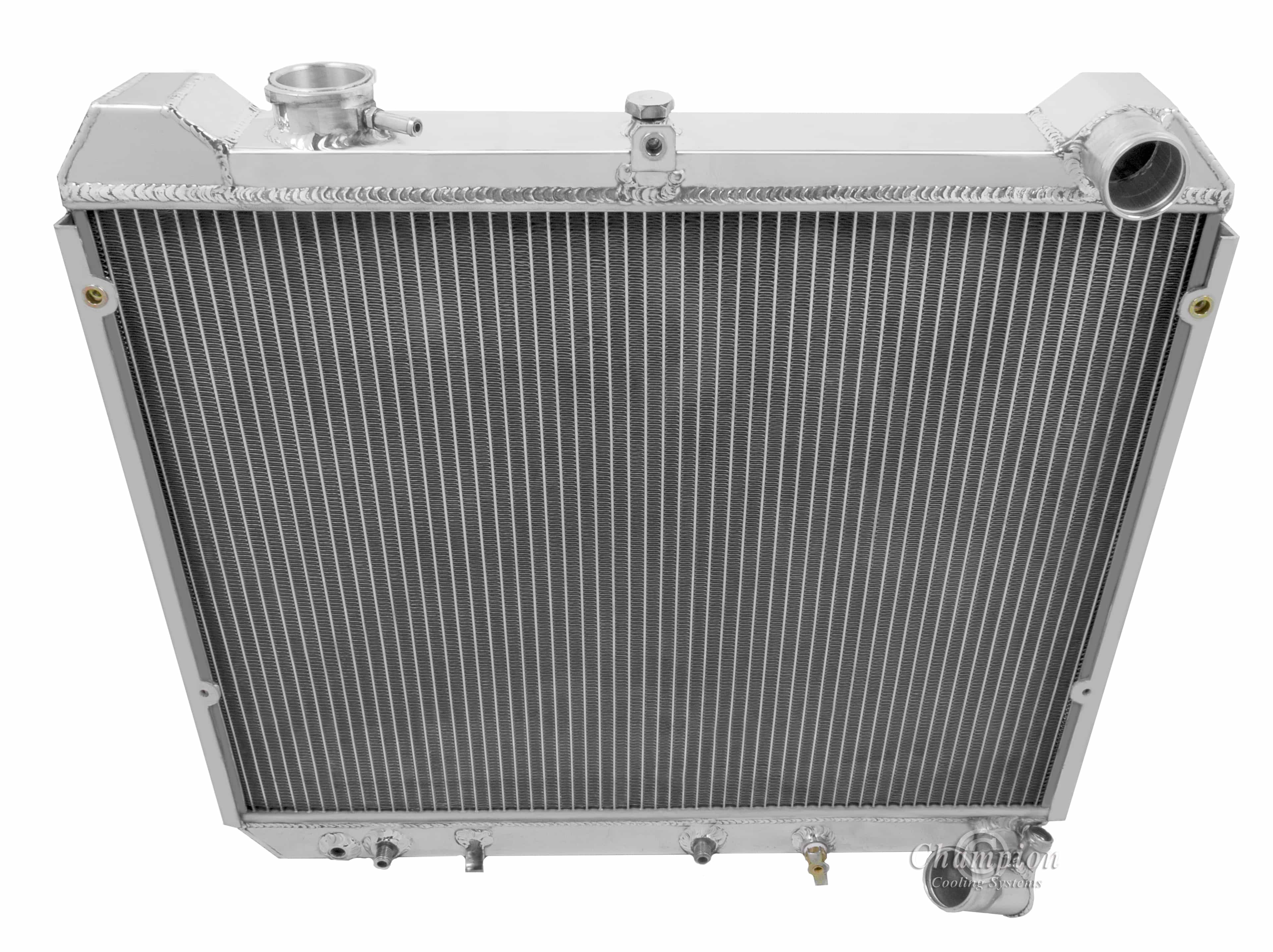 83-85 Mazda RX-7 Aluminum Radiator — Champion 097 — alternate view