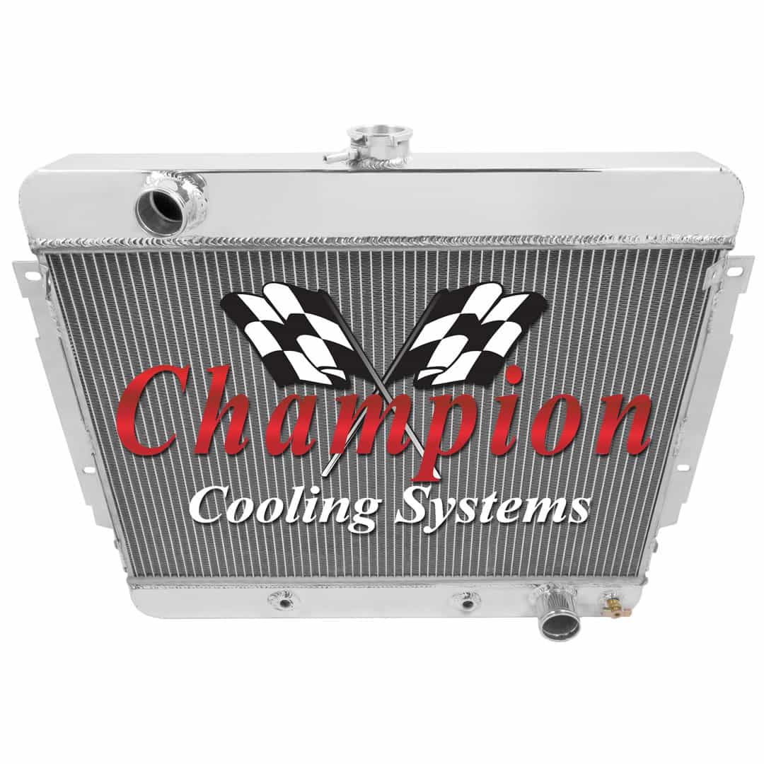 69-70 Chevrolet Kingswood Aluminum Radiator — Champion 345