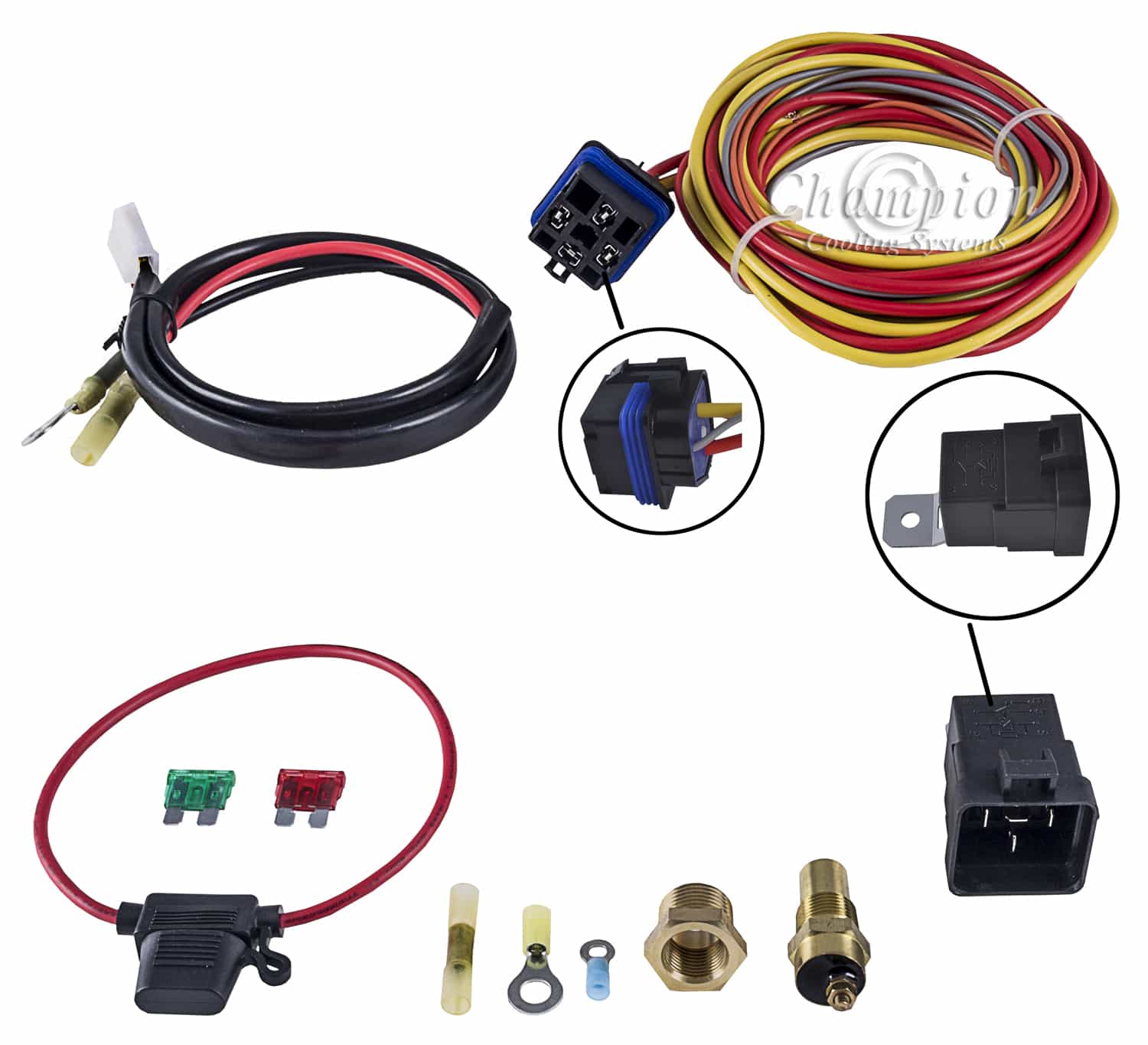 Single Fan Relay Kit — alternate view