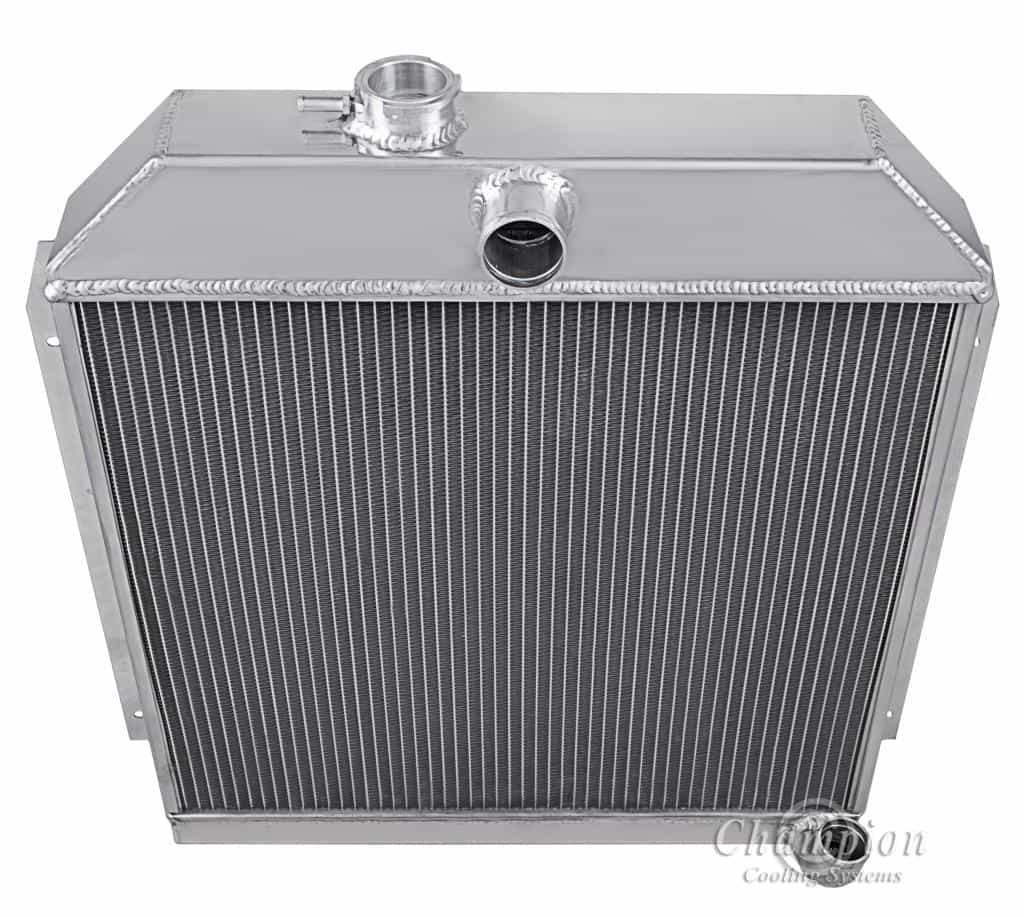49-52 Dodge/Plymouth 2 Row all aluminum radiator — alternate view