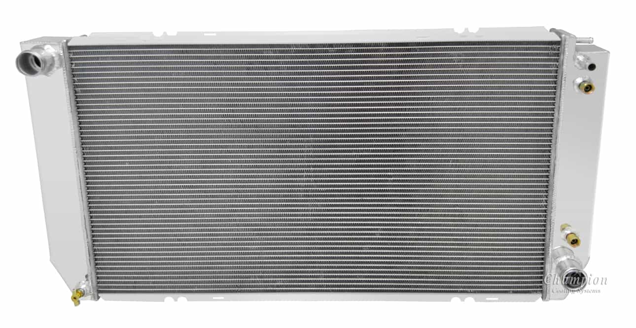 94-00 GMC K3500 Aluminum Radiator — Champion 1523 — alternate view