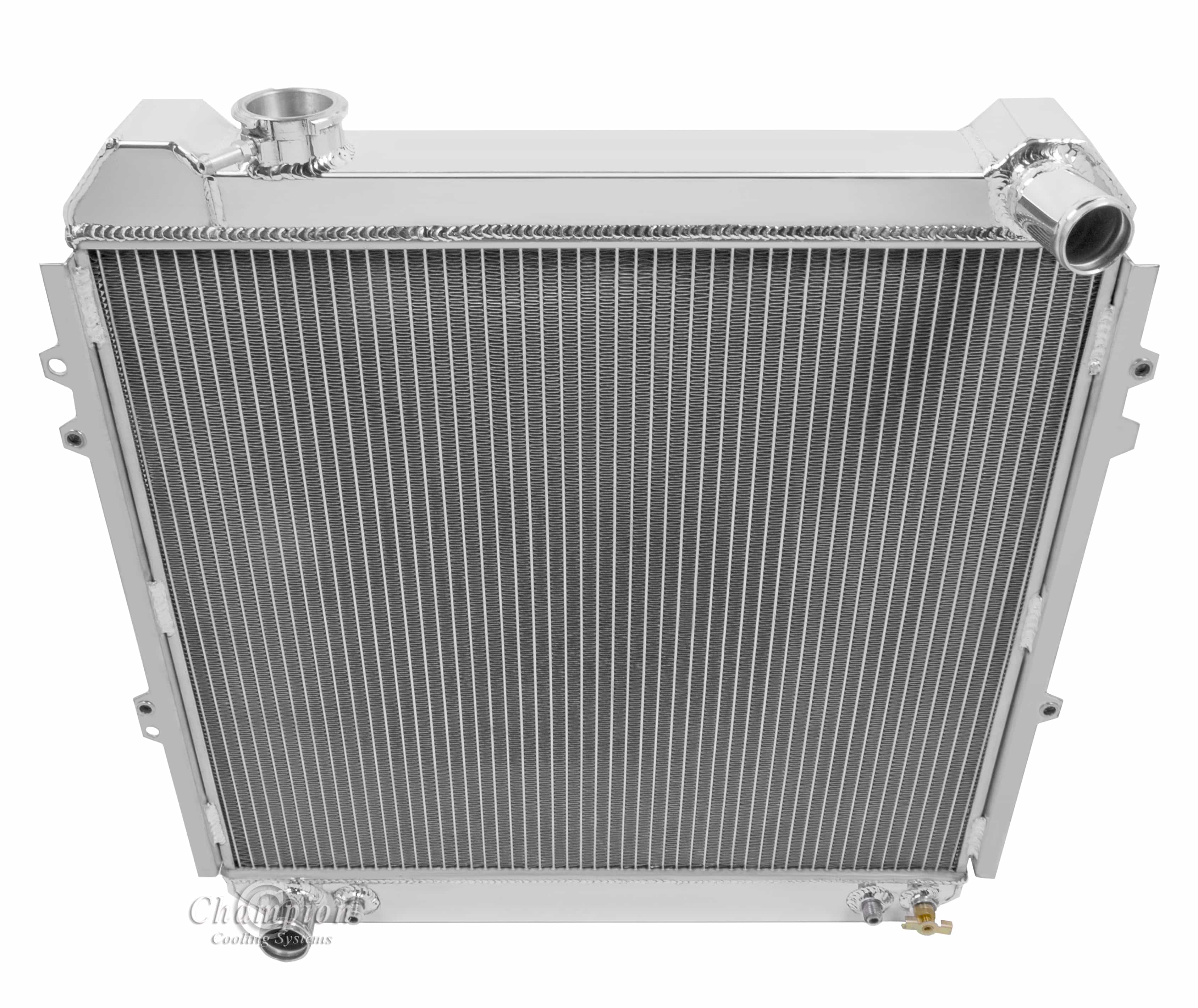 88-95 Toyota Pickup Aluminum Radiator — Champion 50 — alternate view