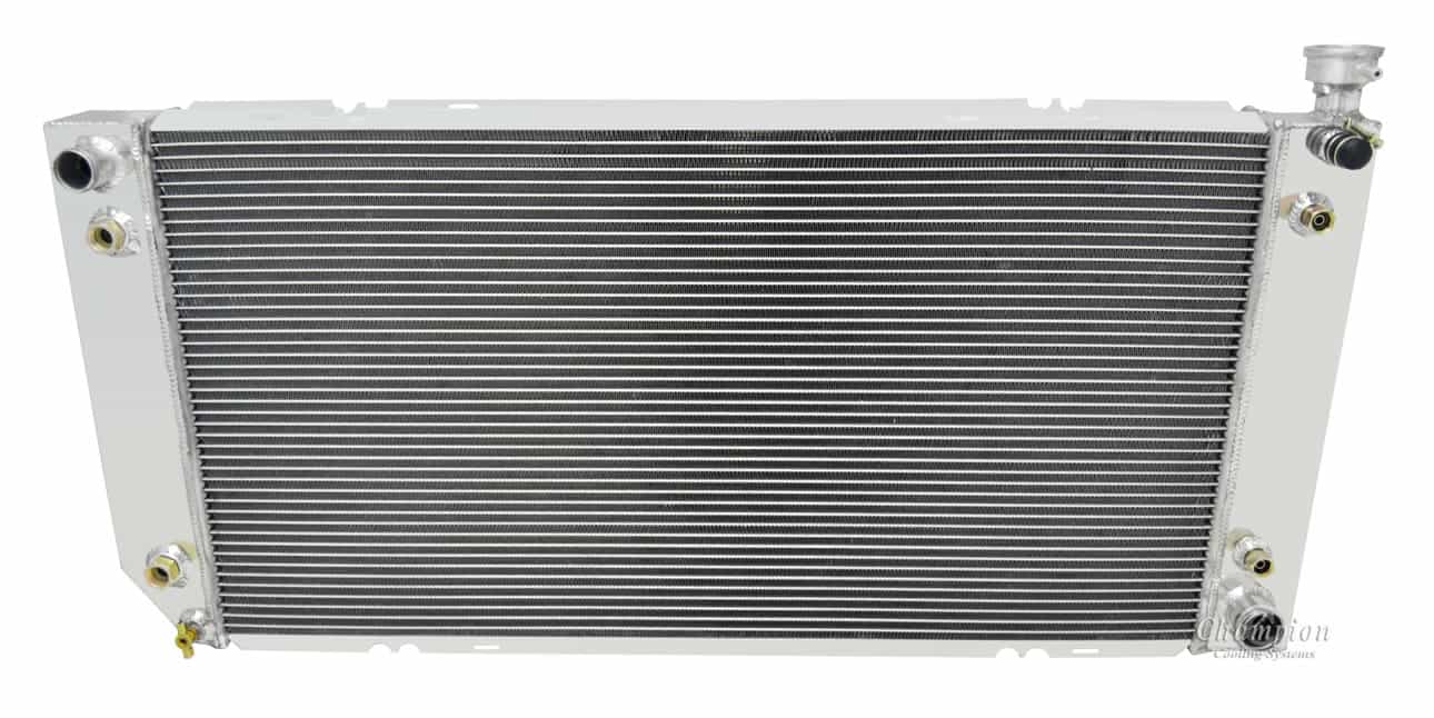 88-00 GMC K3500 Aluminum Radiator — Champion 1520 — alternate view