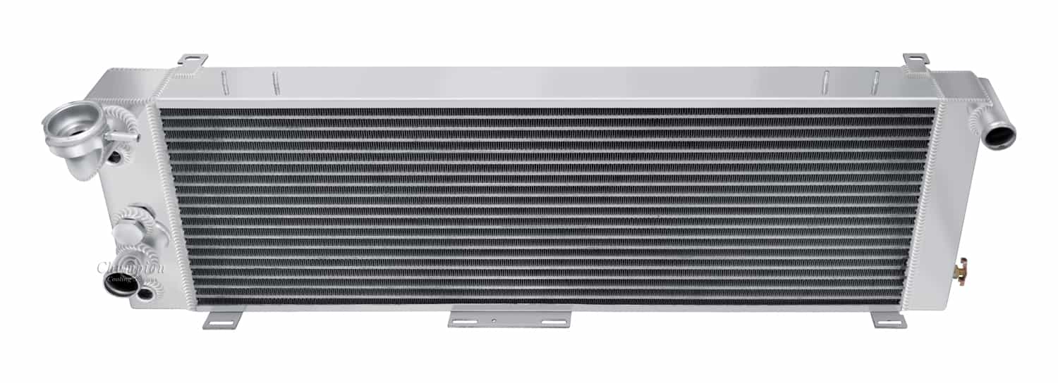 91/92 Jeep Comanche 91-01 Wagoneer 1 Row All Aluminum Radiator — alternate view