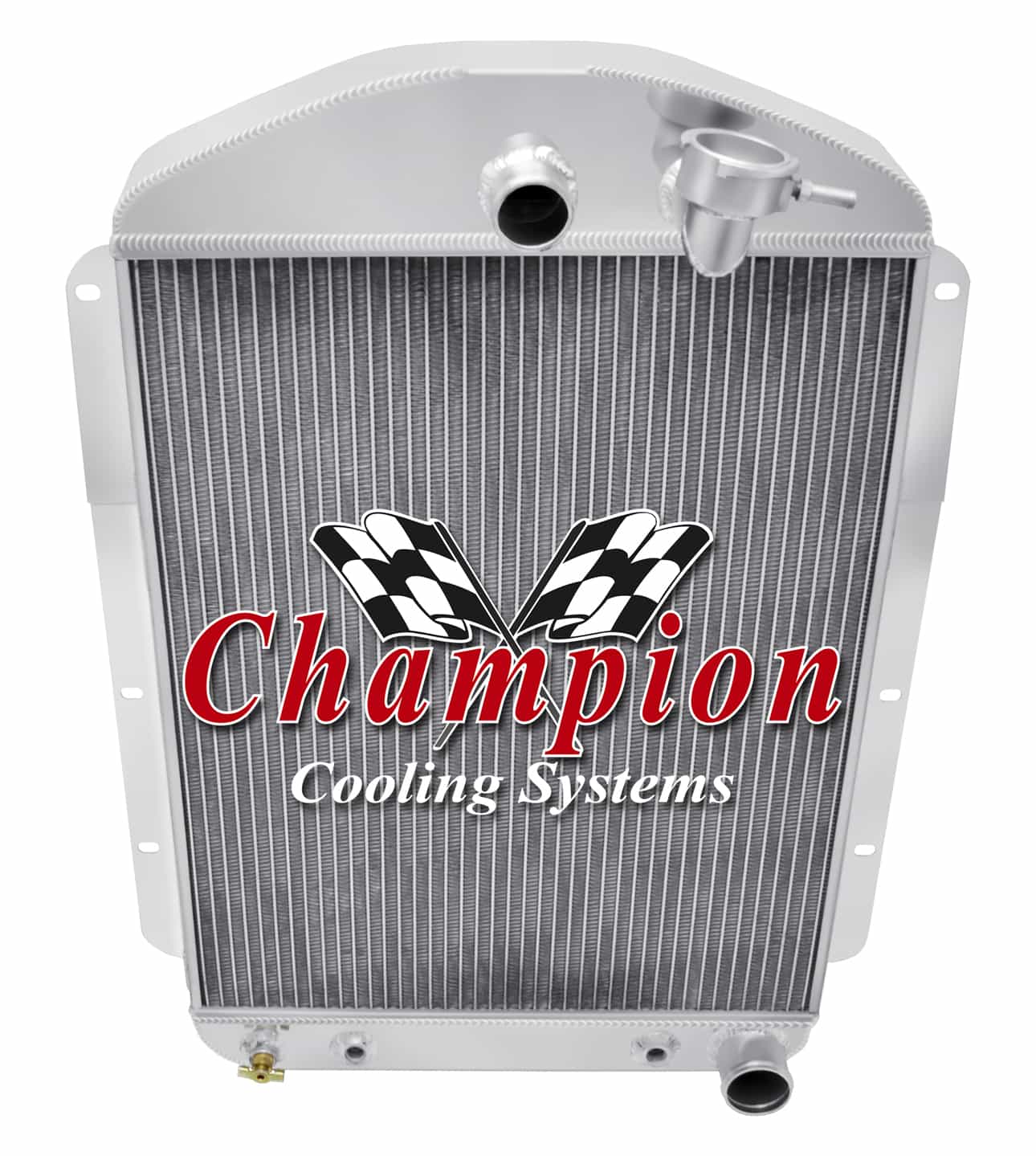 37-37 Chevrolet Master Aluminum Radiator — Champion 37CH (Chevy V8 Swap)