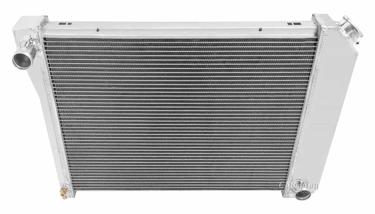 65-88 Chevrolet Monte Carlo Aluminum Radiator — Champion 571-M (No Trans Cooler) — alternate view