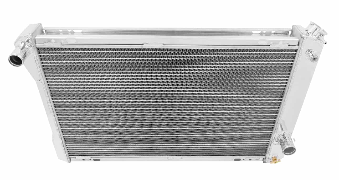 82-92 Pontiac Firebird Aluminum Radiator — Champion 951-M (No Trans Cooler) — alternate view