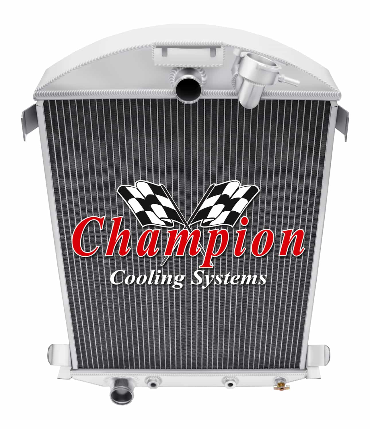 30-31 Ford Model A Aluminum Radiator — Champion 3031FD (Ford Engine Swap)