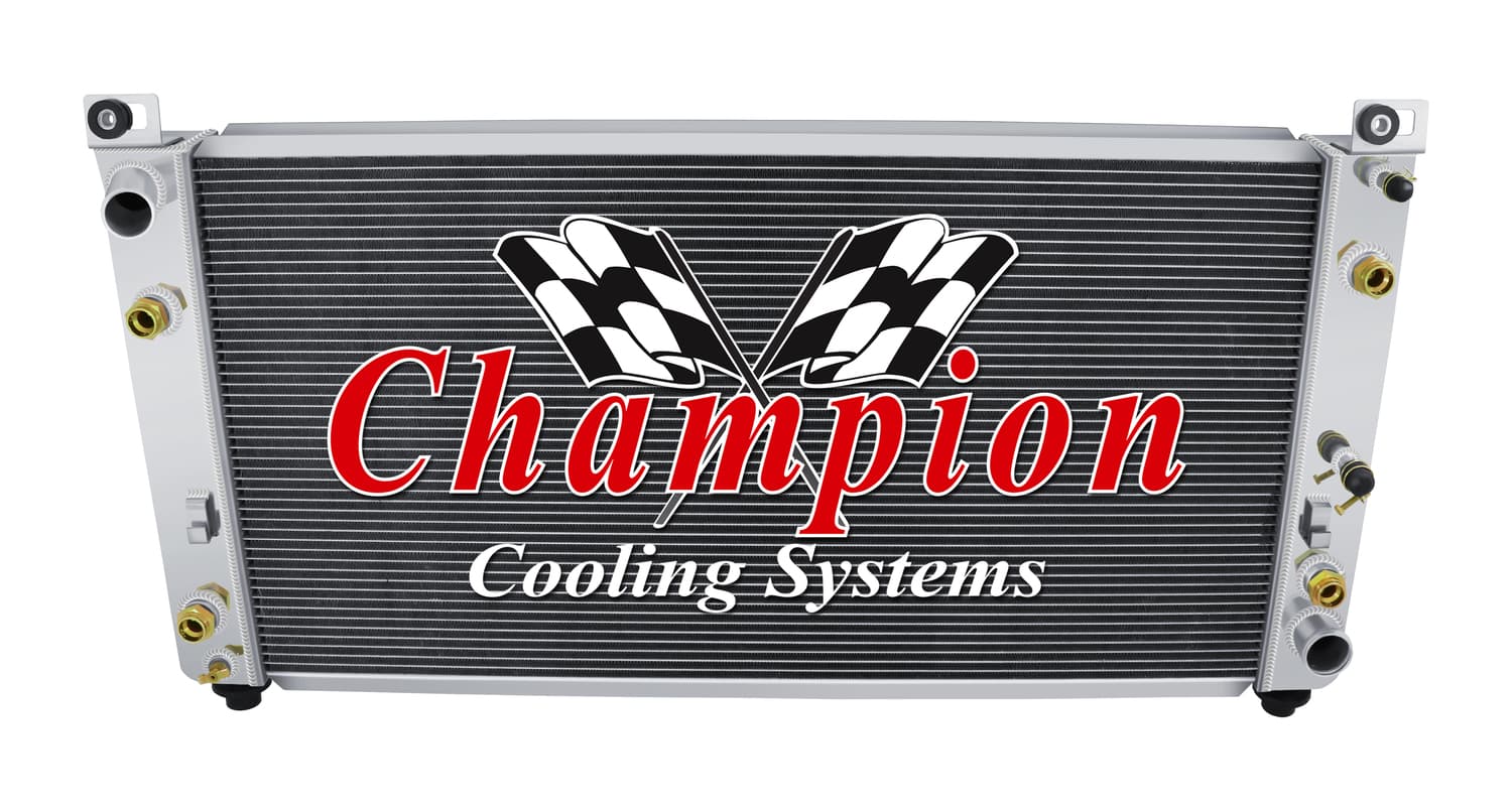 01-02 Chevrolet Suburban 2500 Aluminum Radiator — Champion 2537