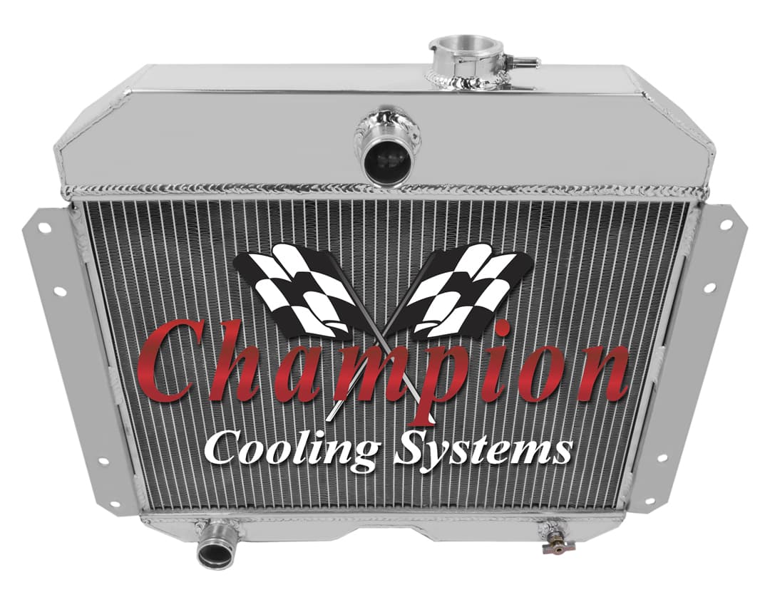 51-53 Willys Aero Lark Aluminum Radiator — Champion 5153
