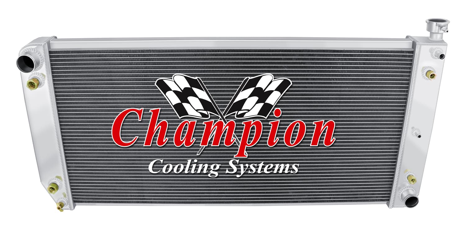 88-93 Chevrolet K3500 Aluminum Radiator — Champion 391