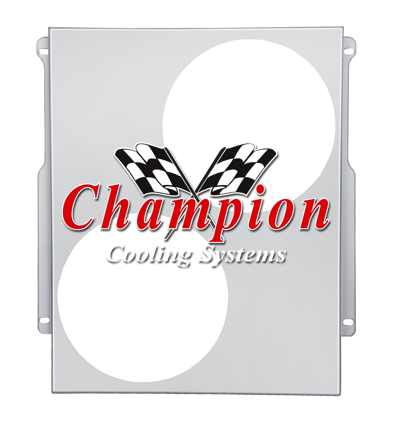 All Aluminum Fan Shroud Fits (2) 10" Fans for CC39CH FS39CH-2x10