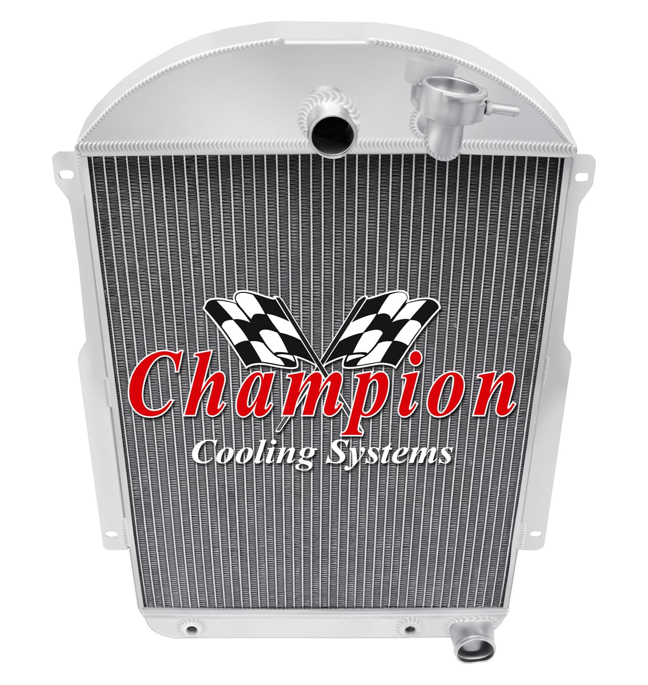 39-39 Chevrolet Master 85 Aluminum Radiator — Champion 39CH (Chevy V8 Swap)