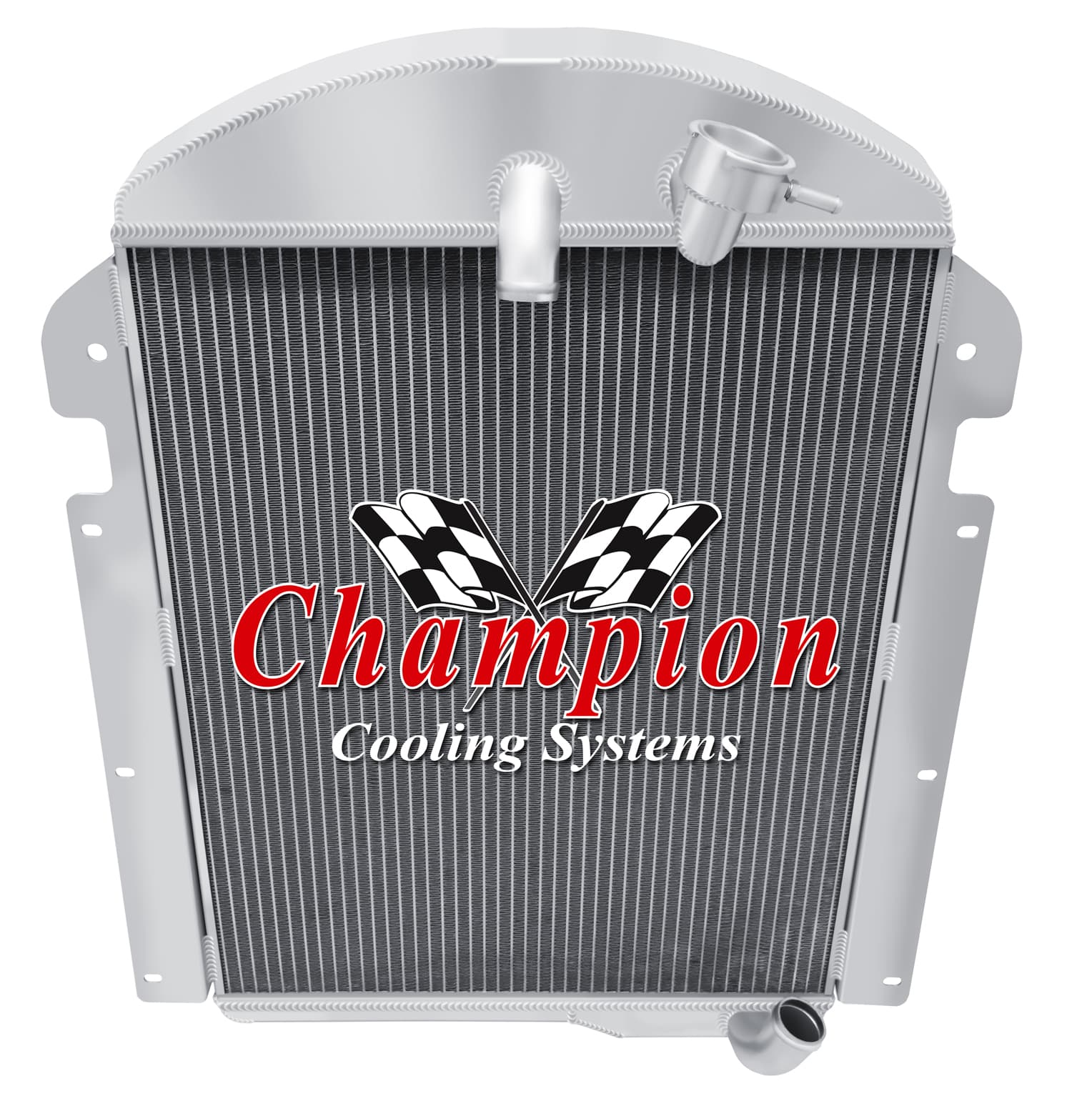 1939-1940 Chevy Truck w/6-Cyl 3 Row All Aluminum Radiator