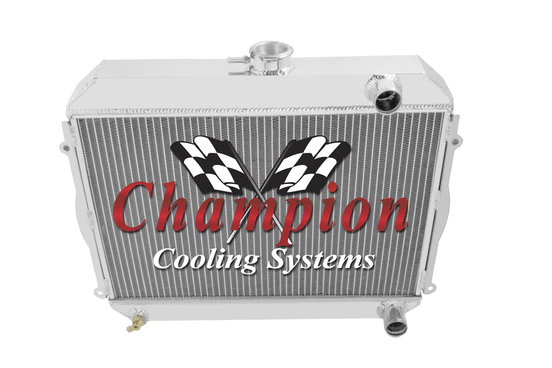 71-74 Toyota Corolla Aluminum Radiator — Champion 435