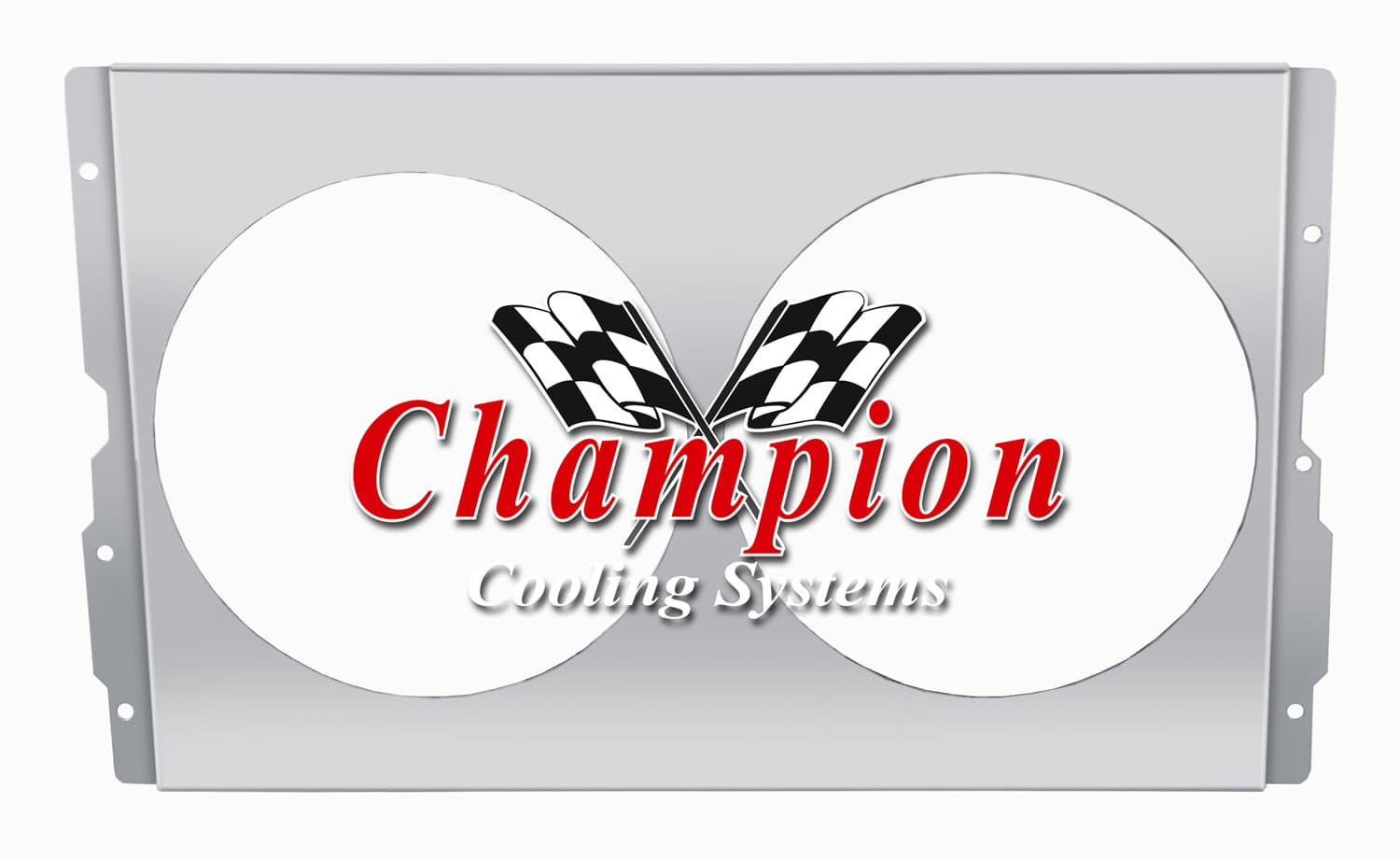 All Aluminum Fan Shroud Fits (2) 12" Fans for EC1213, CC1213, CC1213-LS, AE1213 FS1213-2x12
