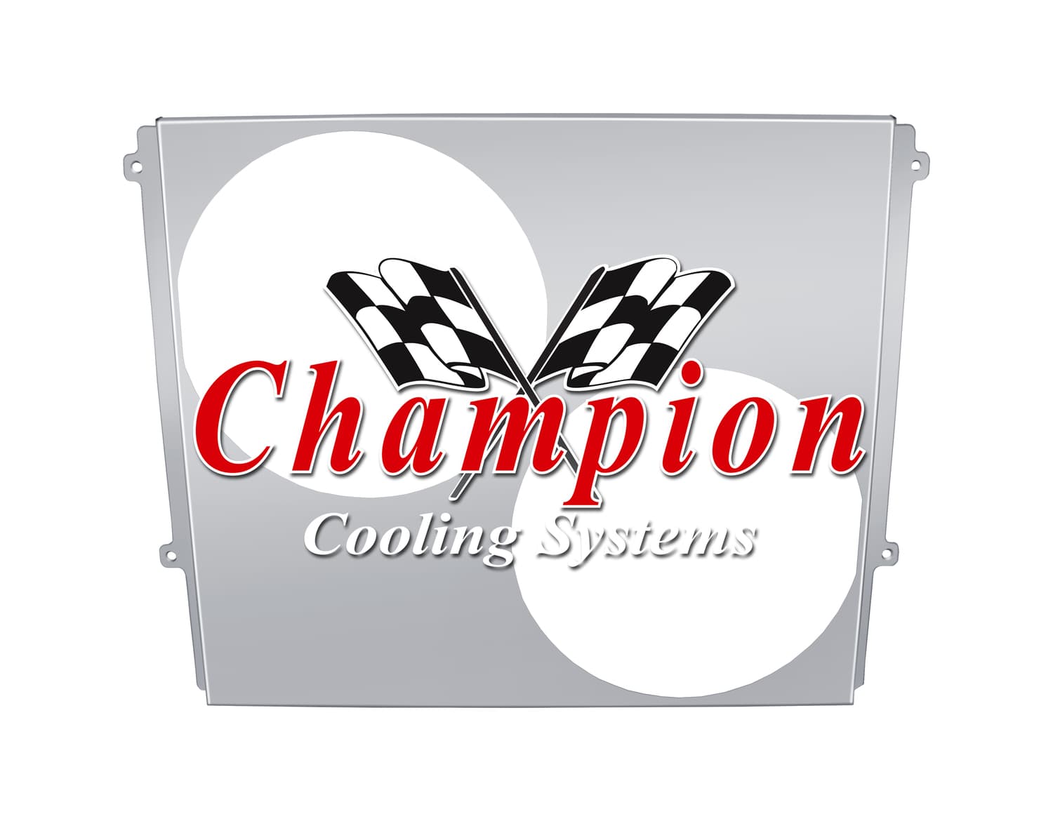 All Aluminum Fan Shroud Fits (2) 14" Fans for CC1755 FS1755-2x14